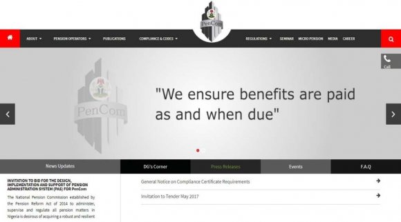Figure 6: Welcome page for Nigerian Tourism Development Corporation