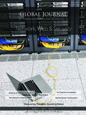 GJCST-E Network Web and Security: Volume 16 Issue E5