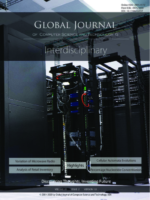 GJCST-G Interdisciplinary: Volume 20 Issue G2