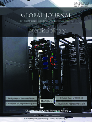 GJCST-G Interdisciplinary: Volume 20 Issue G3