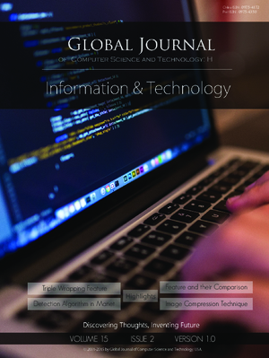 GJCST-H Graphics and Vision: Volume 15 Issue H2