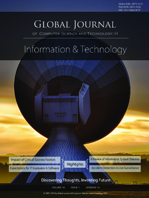 GJCST-H Cloud and Distributed: Volume 19 Issue H1