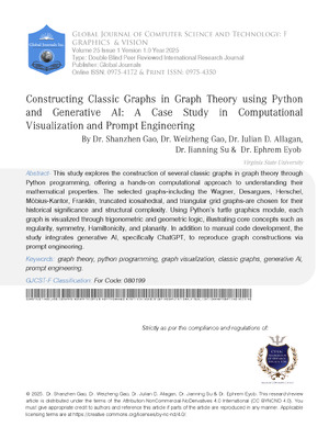 Constructing Classic Graphs in Graph Theory Using Python and Generative AI: A Case Study in Computational Visualization and Prompt Engineering